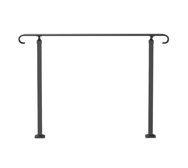 kaltiniais turėklais laiptams 2-3 pakopų0