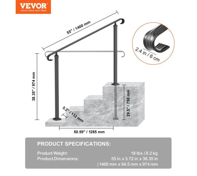 kaltiniais turėklais laiptams 2-3 pakopų6