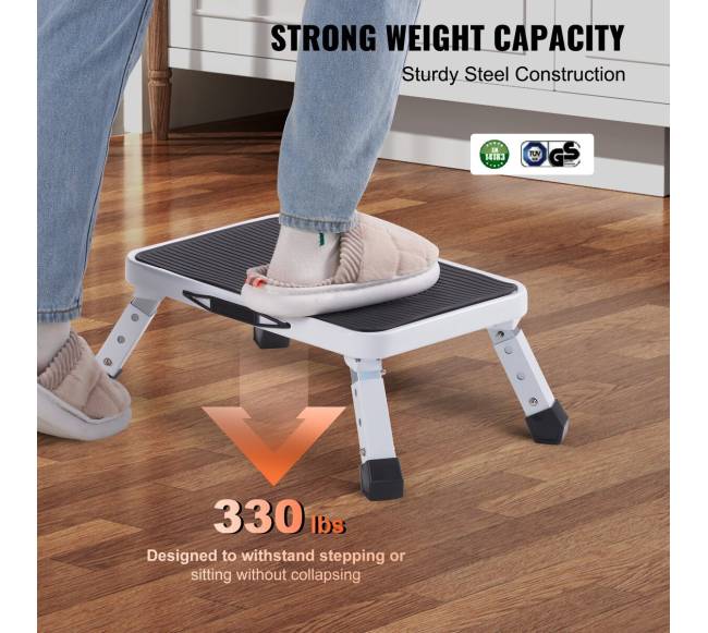 Plieninė sulankstoma vieno laiptelio kopėčia2