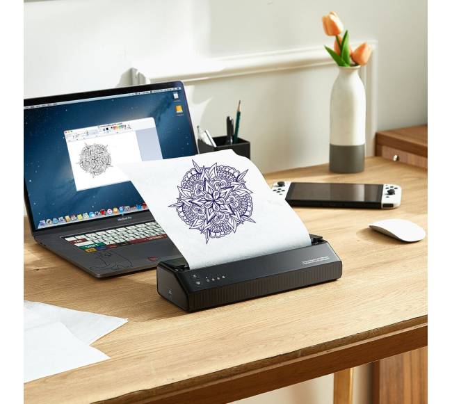 Bluetooth tatuiruočių pernešimo spausdintuvas7