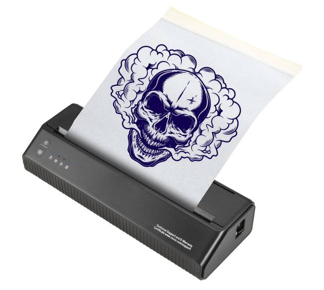 Bluetooth tatuiruočių pernešimo spausdintuvas9