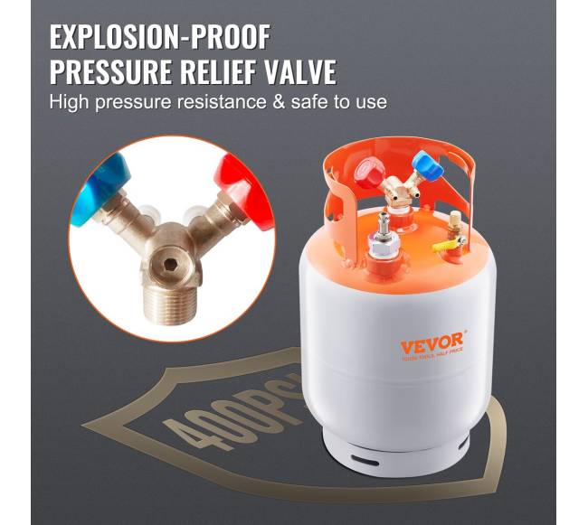 Šaldymo dujų surinkimo bakas 13.6 kg3