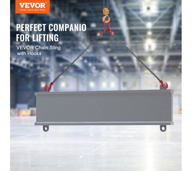 G80 dvikojė grandinė su kabliais 180 cm1