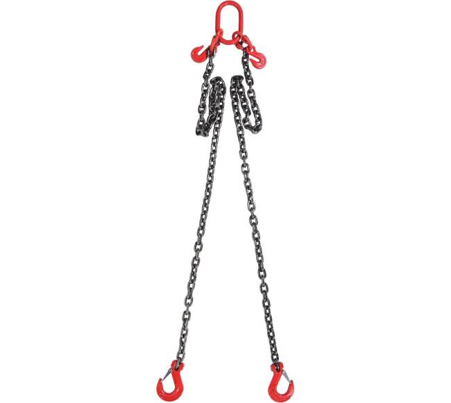 G80 dvikojė grandinė su kabliais 180 cm8