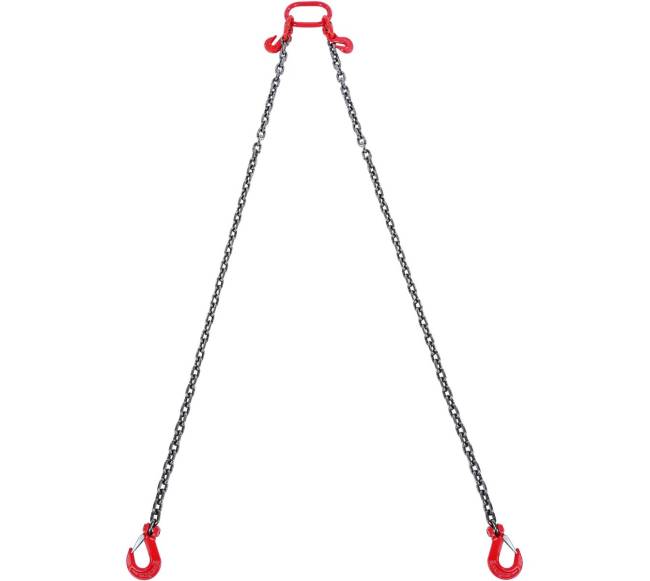 G80 dvikojė grandinė su kabliais 180 cm9