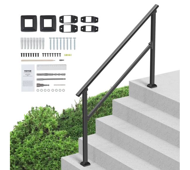 Lauko ranktūriai 4-5 pakopoms juodi0