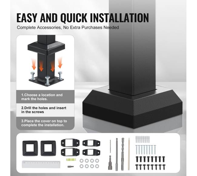 Lauko ranktūriai 4-5 pakopoms juodi3
