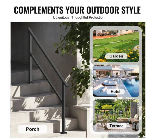 Lauko ranktūriai 4-5 pakopoms juodi5