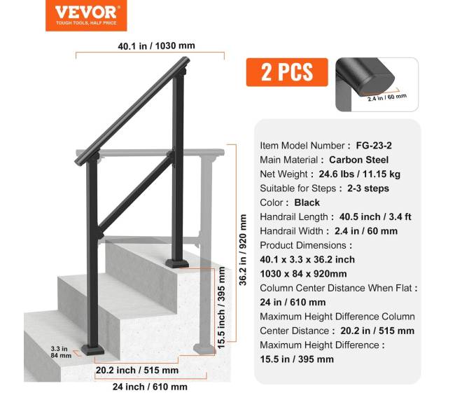 Lauko turėklai 2-3 žingsniams pagyvenusiems6
