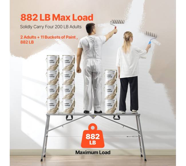 Reguliuojama darbo platforma su 360 kg apkrova2