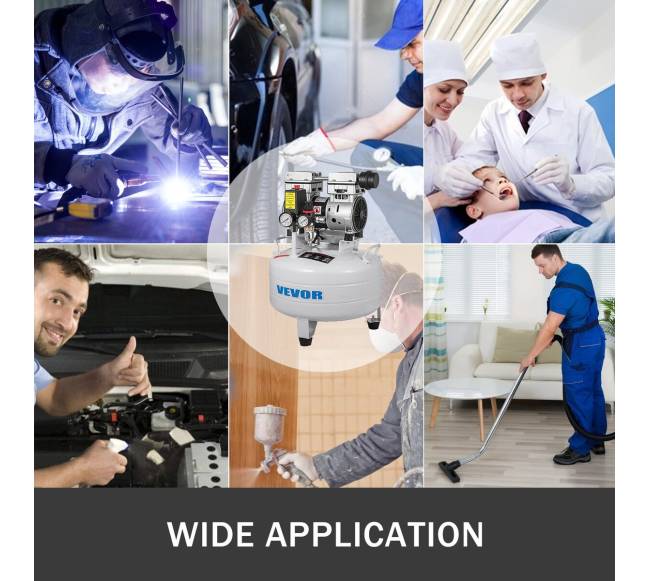 Vertikalus tylus oro kompresorius 30L 850W6