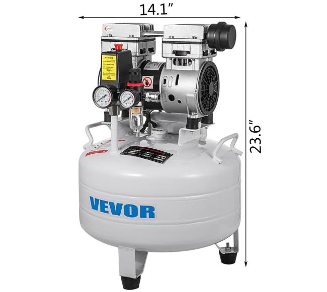 Vertikalus tylus oro kompresorius 30L 850W7