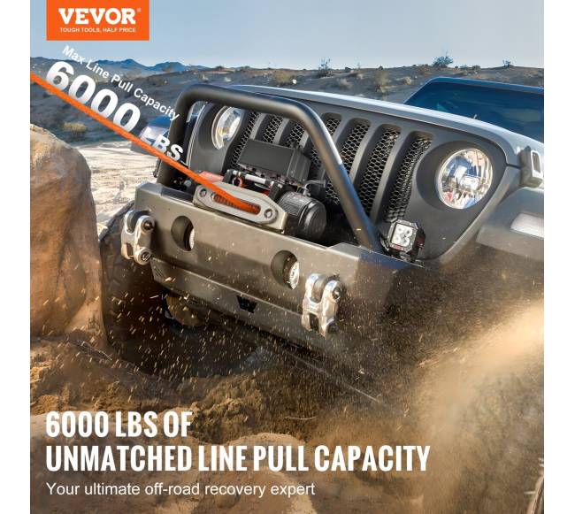 Elektrinė gervė sunkvežimiui su sintetiniu lynu ir nuotoliniu valdymu1