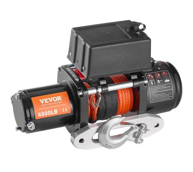 Elektrinė gervė sunkvežimiui su sintetiniu lynu ir nuotoliniu valdymu8