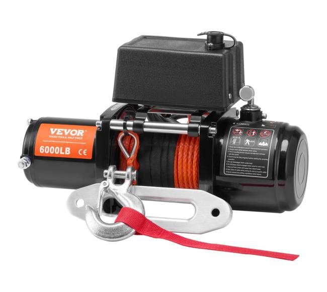 Elektrinė gervė sunkvežimiui su sintetiniu lynu ir nuotoliniu valdymu9