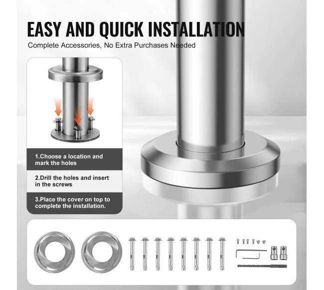 Nerūdijančio plieno turėklai lauko laiptams3