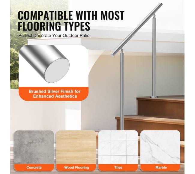 Nerūdijančio plieno turėklai lauko laiptams4