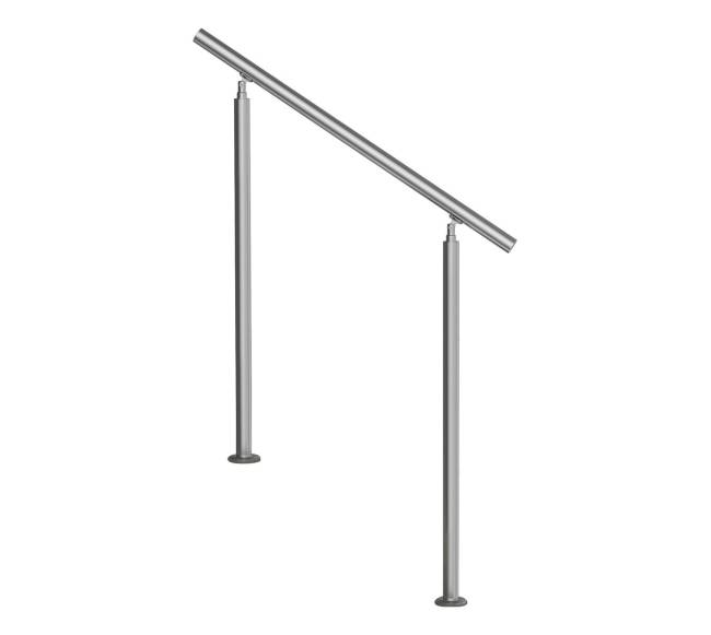 Nerūdijančio plieno turėklai lauko laiptams10