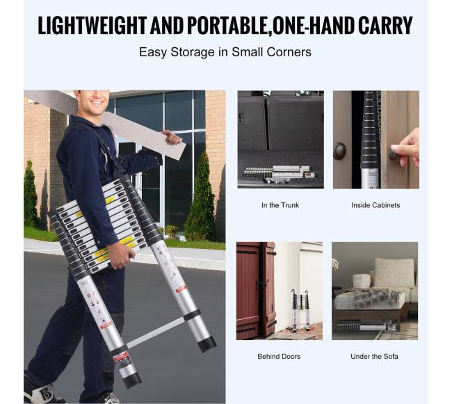 Ištraukiamos kopėčios 5 m4