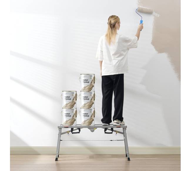 Reguliuojamas aukštos kopėčios platforma 180 kg7