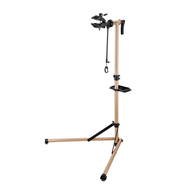 Dviračių taisymo stovas su įrankių dėklu0