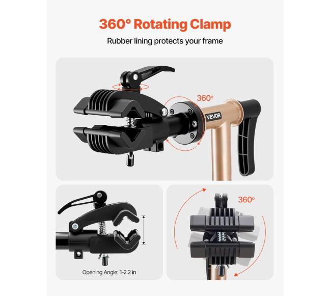 Dviračių taisymo stovas su įrankių dėklu2