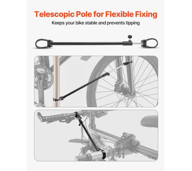 Dviračių taisymo stovas su įrankių dėklu4