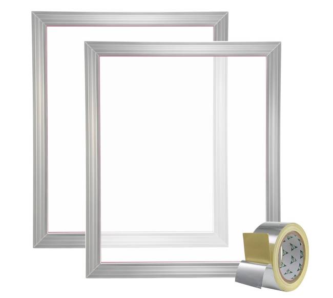 Šilkografinio spausdinimo rinkinys, 2 aliuminiai rėmai8