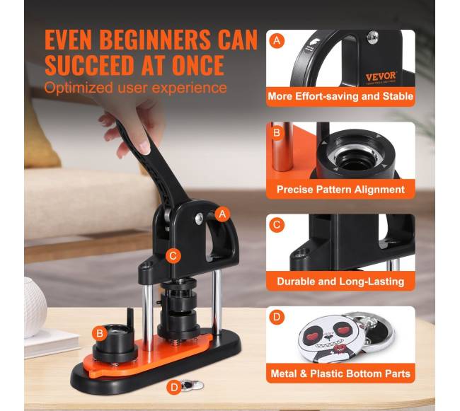 Ženkliukų gaminimo mašina vaikams 25 mm2