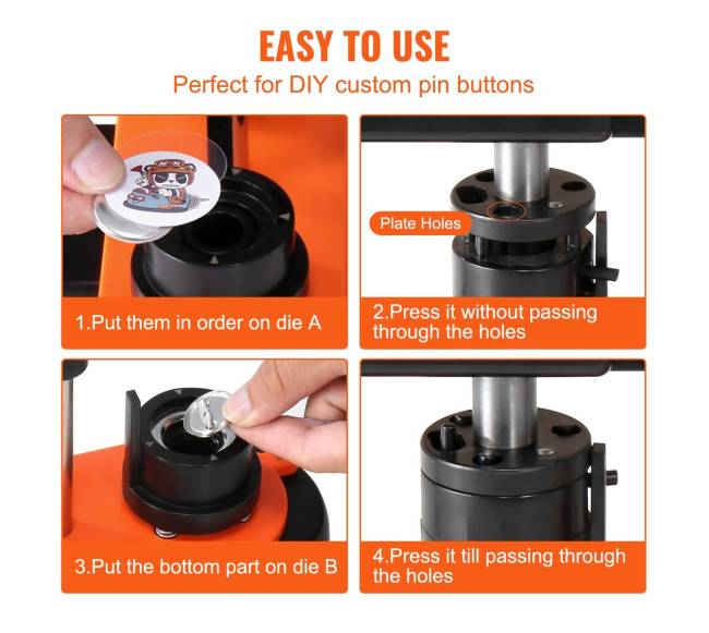 Ženkliukų gaminimo mašina vaikams 25 mm4