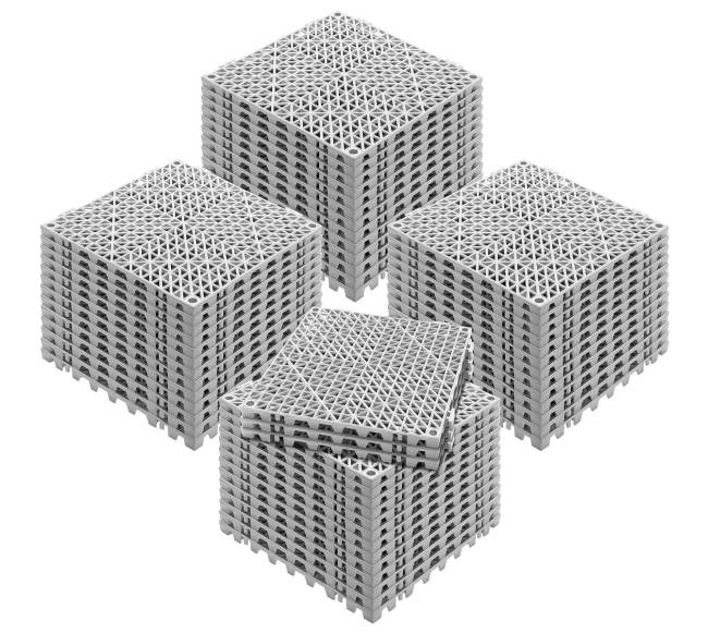 Modulinės tarpusavyje sujungtos drenažo plytelės, pilka8