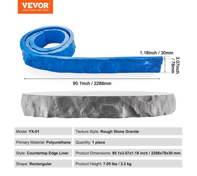 Betono antspaudai 2288 x 78 mm akmens matas6