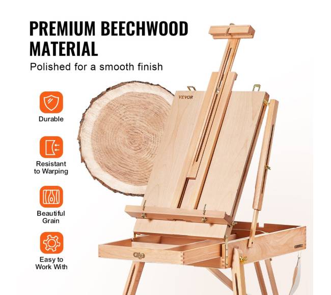 Prancūziškasis dailininko molbertas laikiklį5