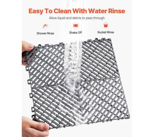 Modulinis grindų kilimėlis su drenažu 30 x 30 cm3