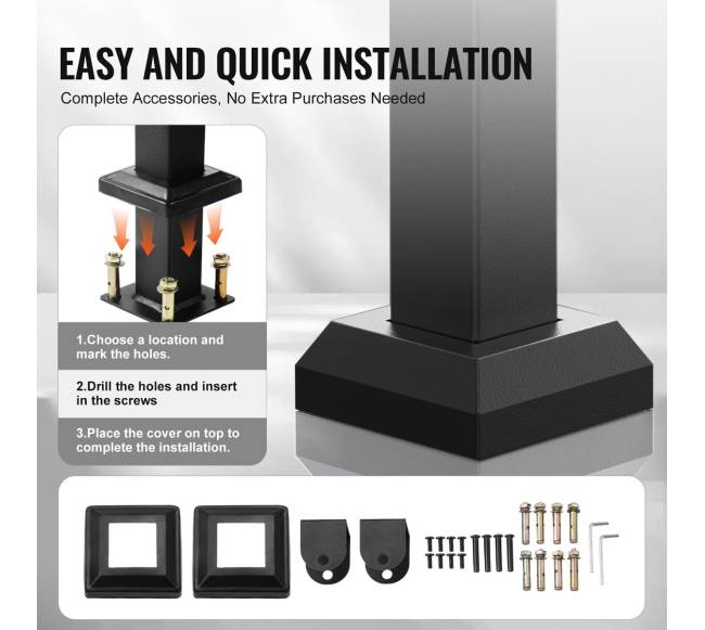 Lauko turėklai 4–5 laipteliams3