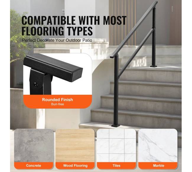 Lauko turėklai 4–5 laipteliams4