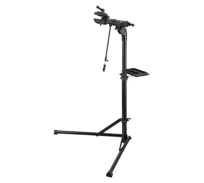 Dviračio remonto stovas su įrankių dėklu0