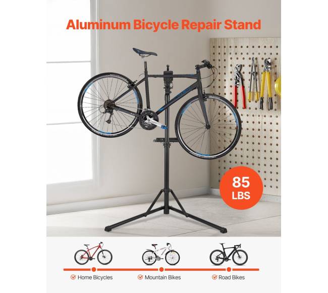 Dviračio remonto stovas su įrankių dėklu1