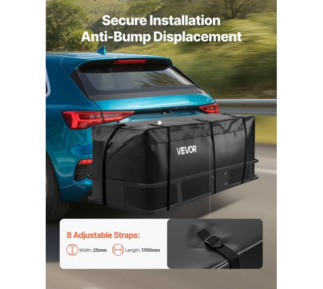 Automobilinė bagažinė 1520 x 607 x 610 mm3