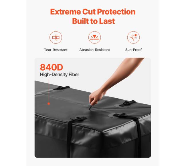 Vandeniui atspari krovinių maišas automobiliui4