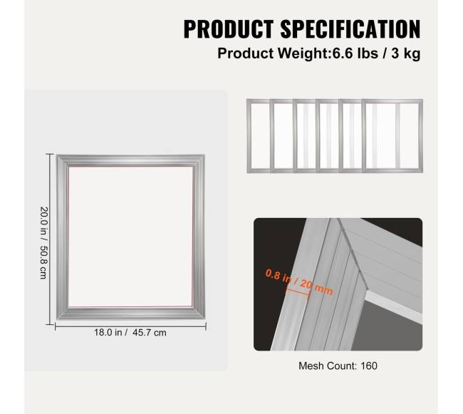 Šilkografijos rėmeliai 45x50 cm, 6 vnt.6