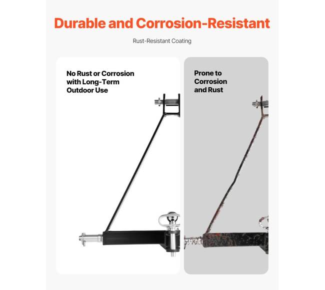 Trijų taškų 5 cm prikabinimo adapteris 2721 kg talpos4