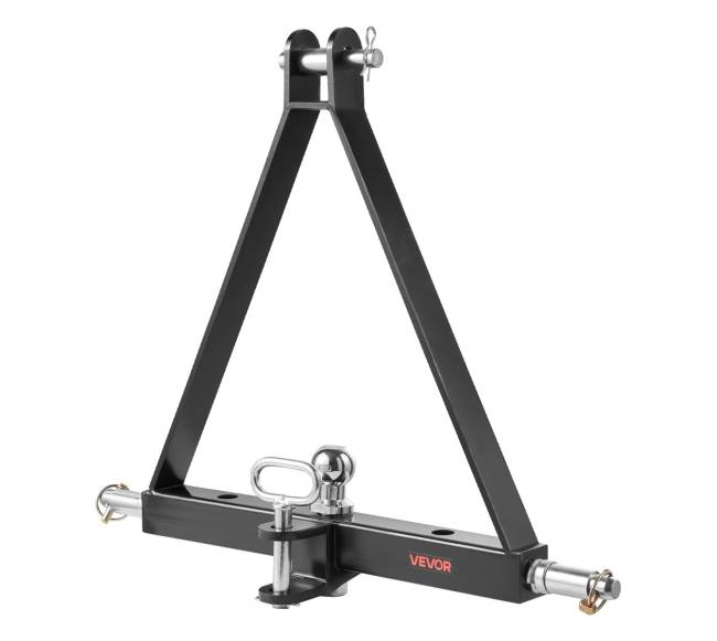 Trijų taškų 5 cm prikabinimo adapteris 2721 kg talpos8