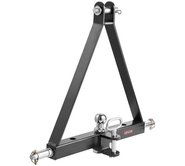 Trijų taškų 5 cm prikabinimo adapteris 2721 kg talpos9