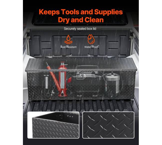 Aliumininė įrankių dėžė sunkvežimio lovai4