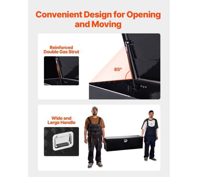 Aliumininė įrankių dėžė sunkvežimio lovai5