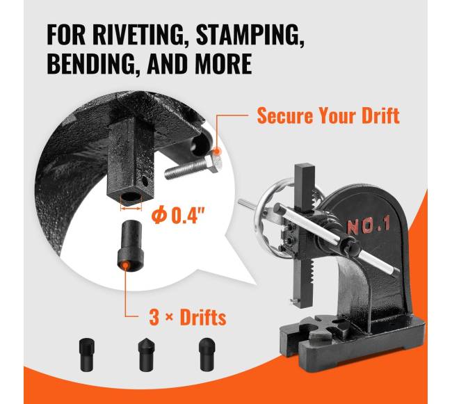 1 tonos kniedžių presas su ratuku2