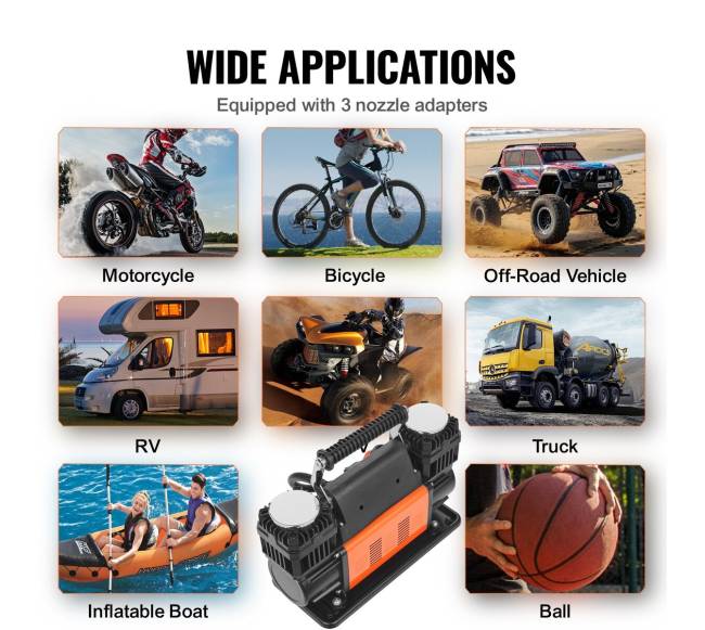 12V 10.6 CFM dviejų cilindrų oro kompresorius4