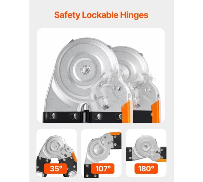 Daugiafunkcinės sulankstomos kopėčios 7-in-1 darbams3