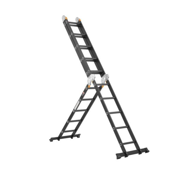 Daugiafunkcinės sulankstomos kopėčios 7-in-1 darbams10